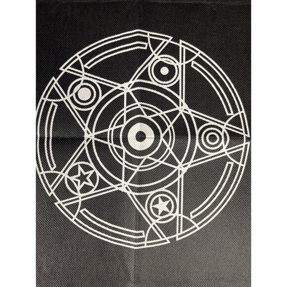 Black Tarot Cloth/Crystal Grid - Picture 3 of 6
